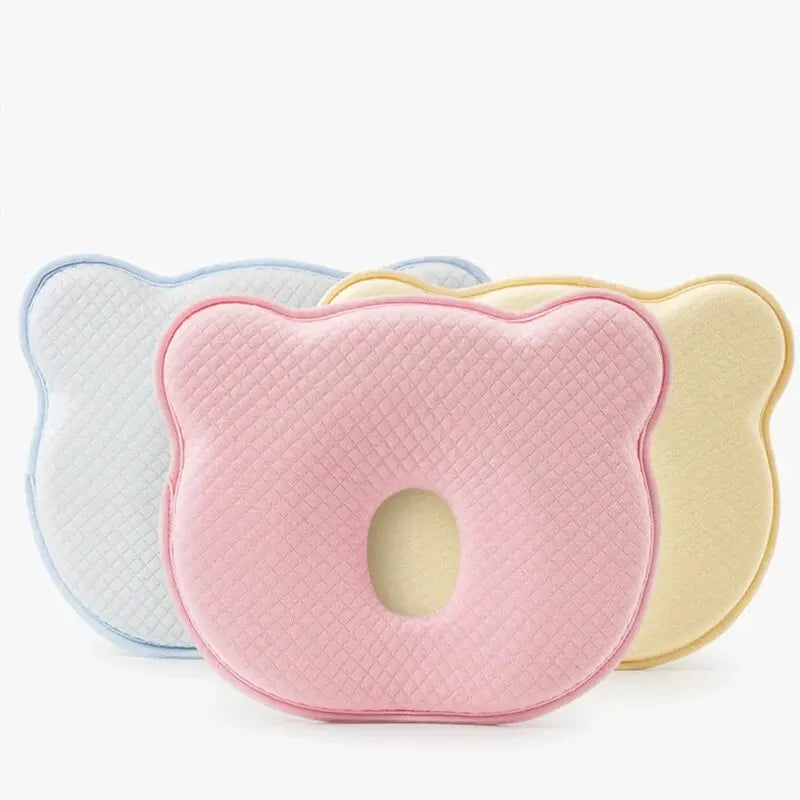 Cotton Memory Foam Baby Pillow, Newborn Center Head Pillow